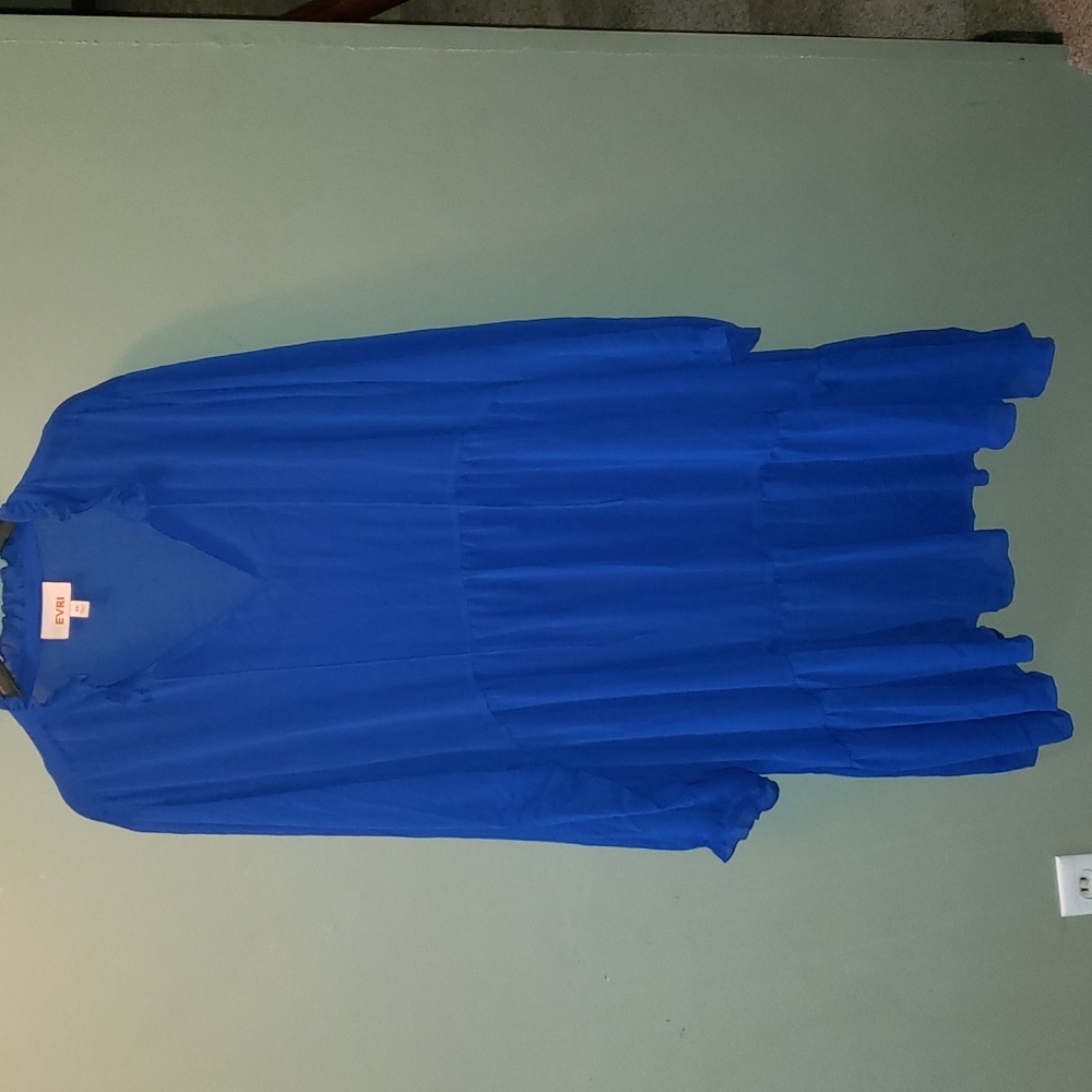 🖤EVRI- Blue Longsleeved Dress # 1031-E